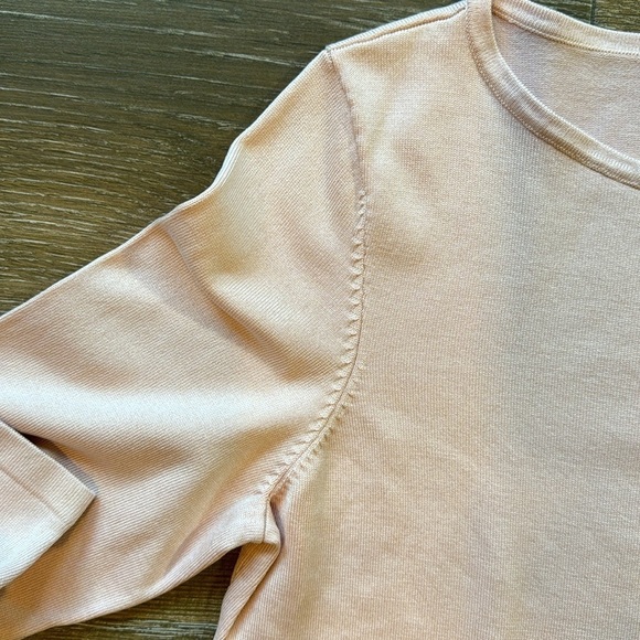 Lauren Ralph Lauren pink silk blend sweater size medium - Picture 3 of 11
